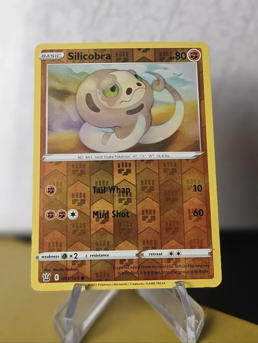 Silicobra 081/163 Pokemon TCG Reverse Holo Rare
